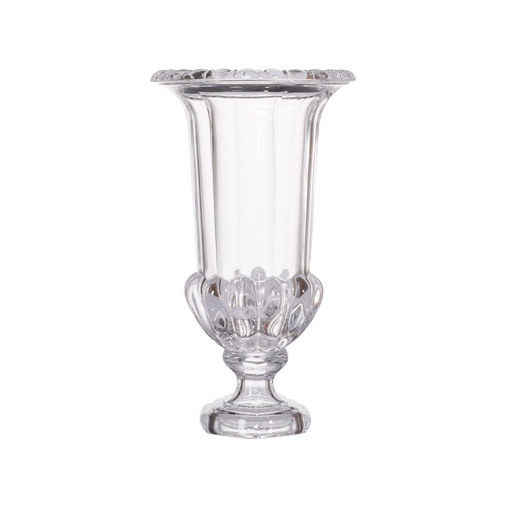 Artekko Urn Διάφανο Γυάλινο Διακοσμητικό Βάζο (21x21x37.5)cm Artekko 76655