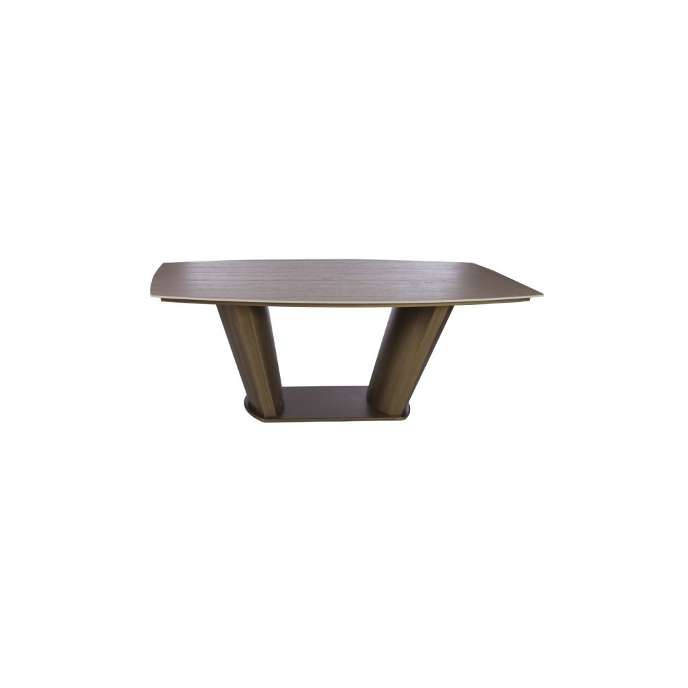Artekko Stone Καφέ Τραπεζαρία MDF με Όψη Πέτρας στην Επιφάνεια (200x100x78)cm Artekko 783-6410