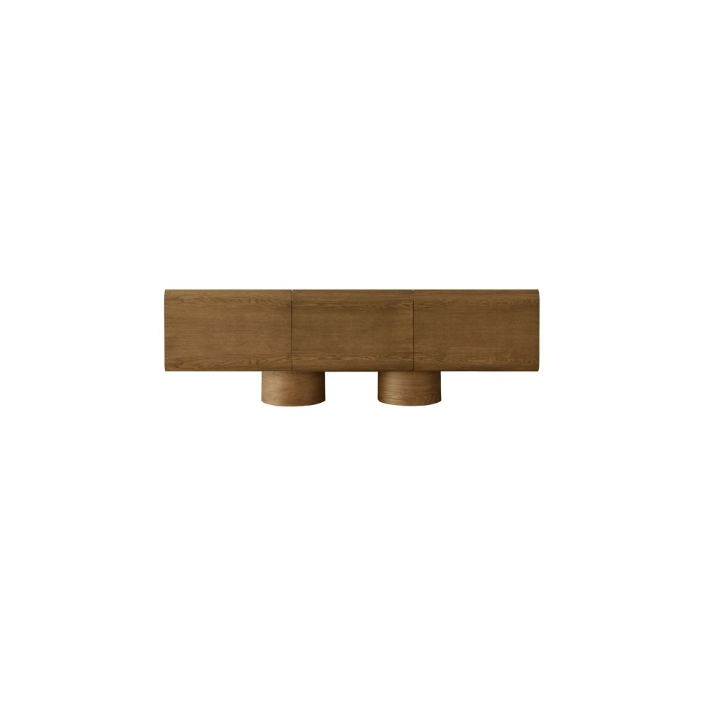 Artekko Asos Καφέ Έπιπλο Τηλεόρασης MDF (205x45x67)cm Artekko 783-6502