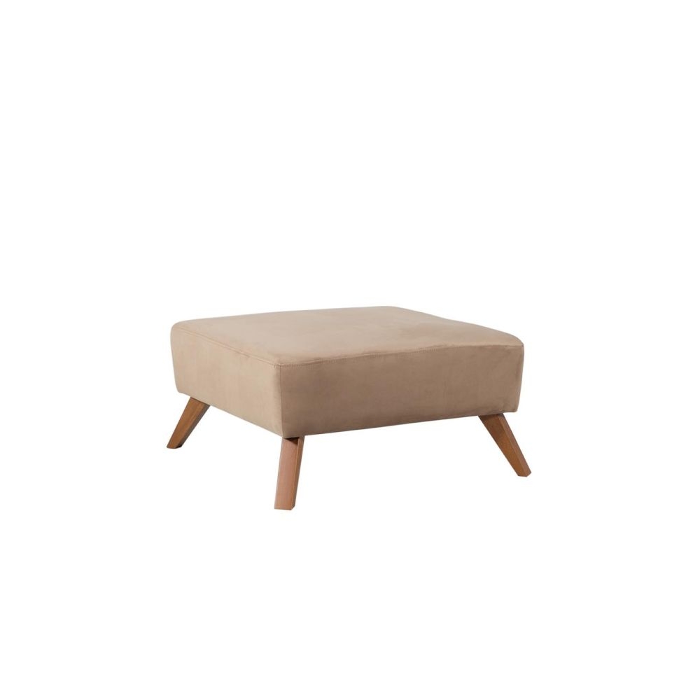 Artekko Qeix Σκαμπώ Nil Ύφασμα Milano 22 και Ξύλινα Πόδια (80x80x47)cm Artekko 783-7004-A
