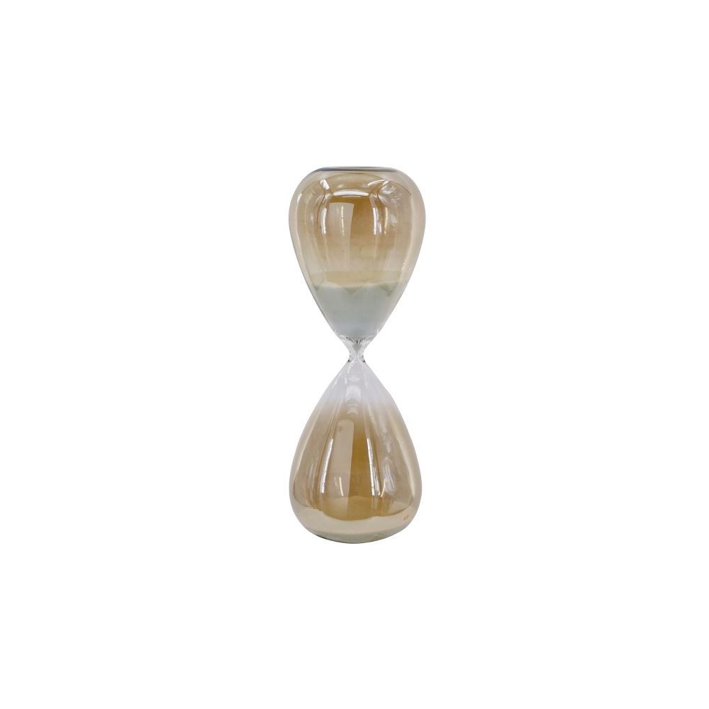 Artekko Hourglass Γυάλινη Διακοσμητική Κλεψύδρα με Λευκή Άμμο (13x13x36.5)cm Artekko 78847-DS