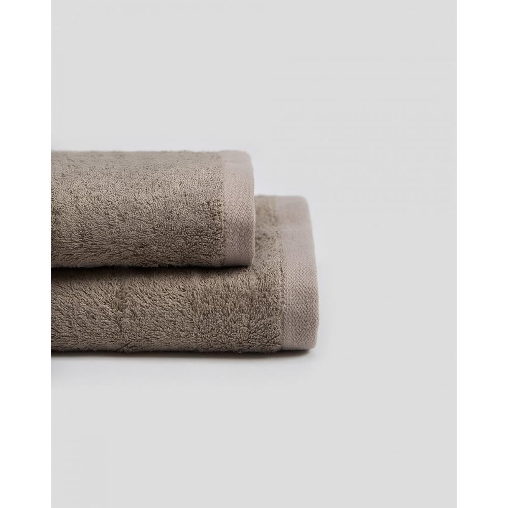 Bamboo Πετσέτα Ithaca 600gsm Χειρός | 30x50cm Γκρι - Μπεζ Pennie 801426-83