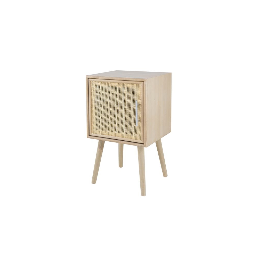 Artekko Cons Κομοδίνο MDF Ψάθα Φυσική Απόχρωση (40x38x72)cm Artekko 82780