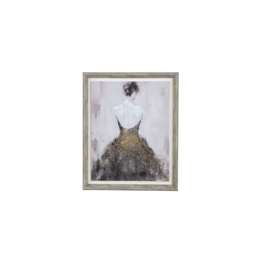 Artekko Glitter Πολύχρωμος MDF Πίνακας σε Καμβά (43.6x53.6x3)cm Artekko 82834