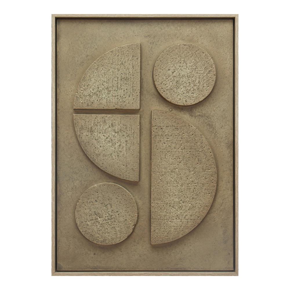 ΠΙΝΑΚΑΣ ΣΕ 3D ΚΑΜΒΑ ΜΠΕΖ PVC/MDF 50Χ70ΕΚ Espiel FAL454