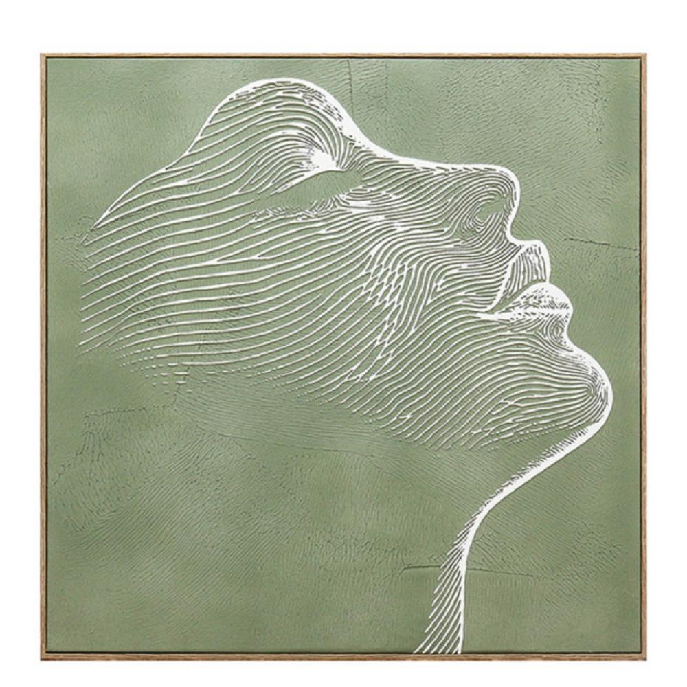 ΠΙΝΑΚΑΣ ΣΕ ΚΑΜΒΑ ΠΡΑΣΙΝΟΣ PVC/MDF 60X60X3ΕΚ Espiel FAL416