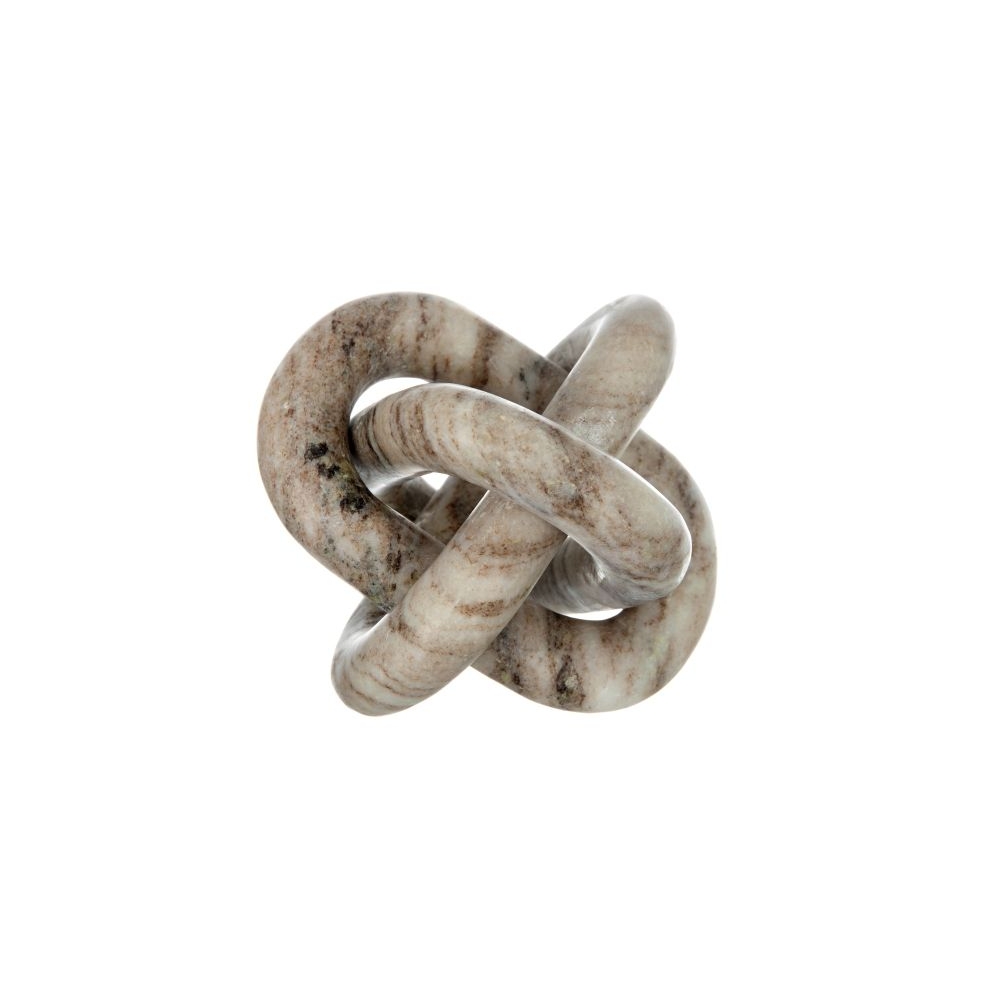 Artekko Marble Διακοσμητική Αλυσίδα Μάρμαρο Μπεζ Καφέ (15x15x15)cm Artekko 83674-CREA
