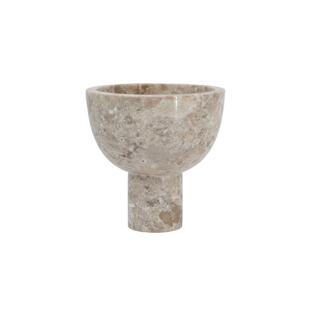 Artekko Marble Μπεζ Μαρμάρινο Μπολ (15x15x15)cm Artekko 86456