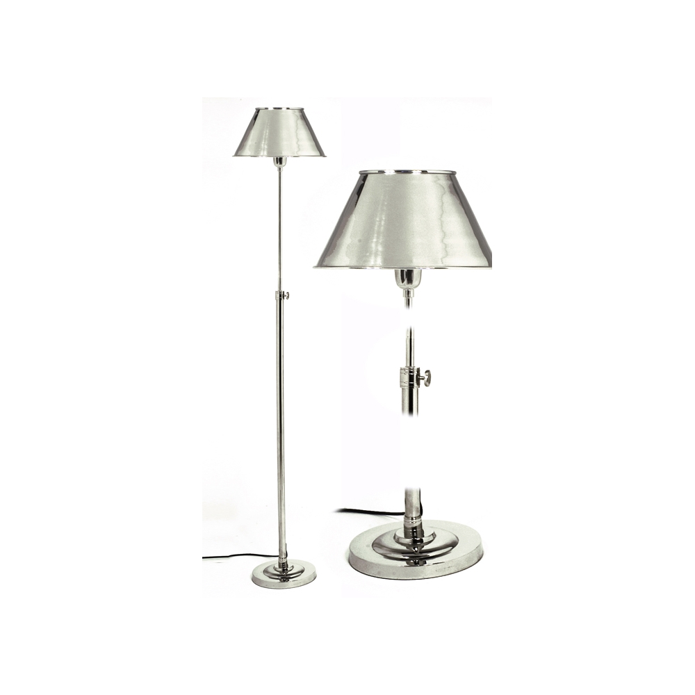 Επιδαπέδιο Φωτιστικό Μπρούτζος-Νίκελ 160cm Zaros BR252