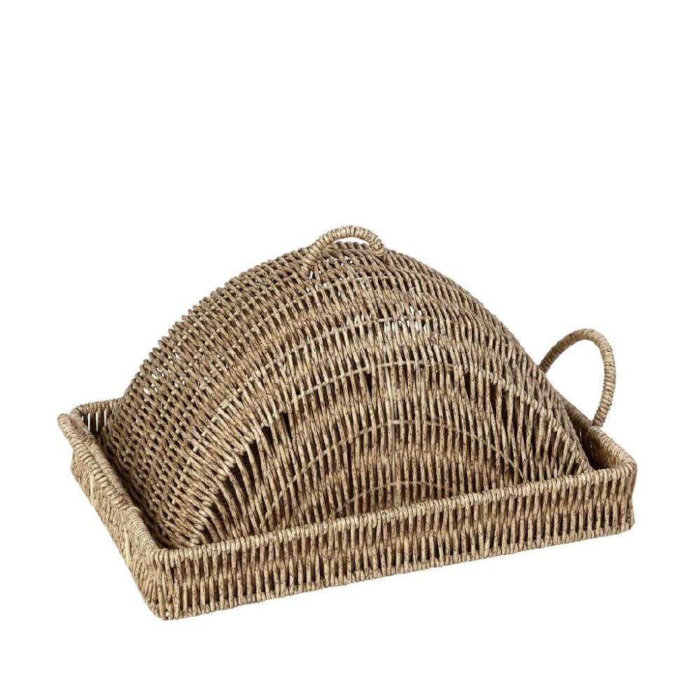ΔΙΣΚΟΣ ΟΡΘ. ΜΕ ΚΑΠ. SYNTH. RATTAN ΜΠΕΖ 34Χ24Χ18ΕΚ Espiel KOD145