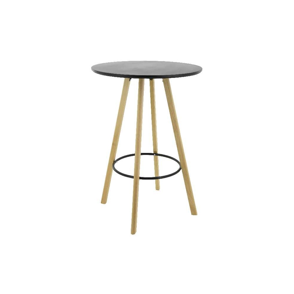 Artekko Piaps Ξύλινο Στρόγγυλο Τραπέζι Bar (70x70x101)cm Artekko 997-0007