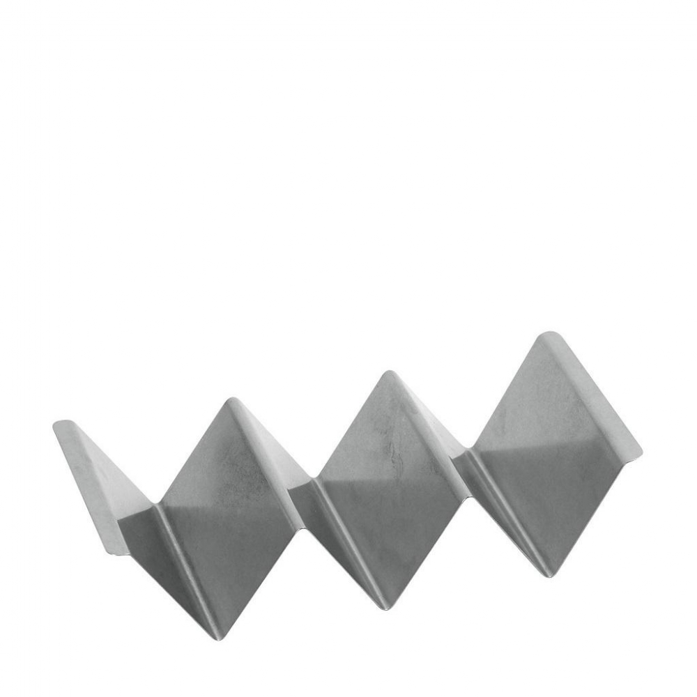 ANTIQUE STONEWASH GREY TACO HOLDER SS 18/0 19,8Χ10Χ4,7ΕΚ. Espiel FEV136