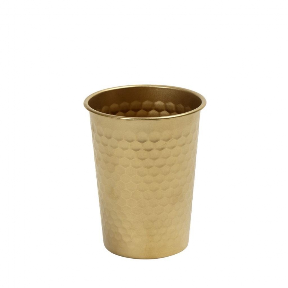 ANTIQUE STONEWASH GOLD ΠΟΤΗΡΙ ΣΦΥΡΗΛΑΤΟ 350ML SS 18/10 8,3Χ8,3Χ10ΕΚ. Espiel FEV228