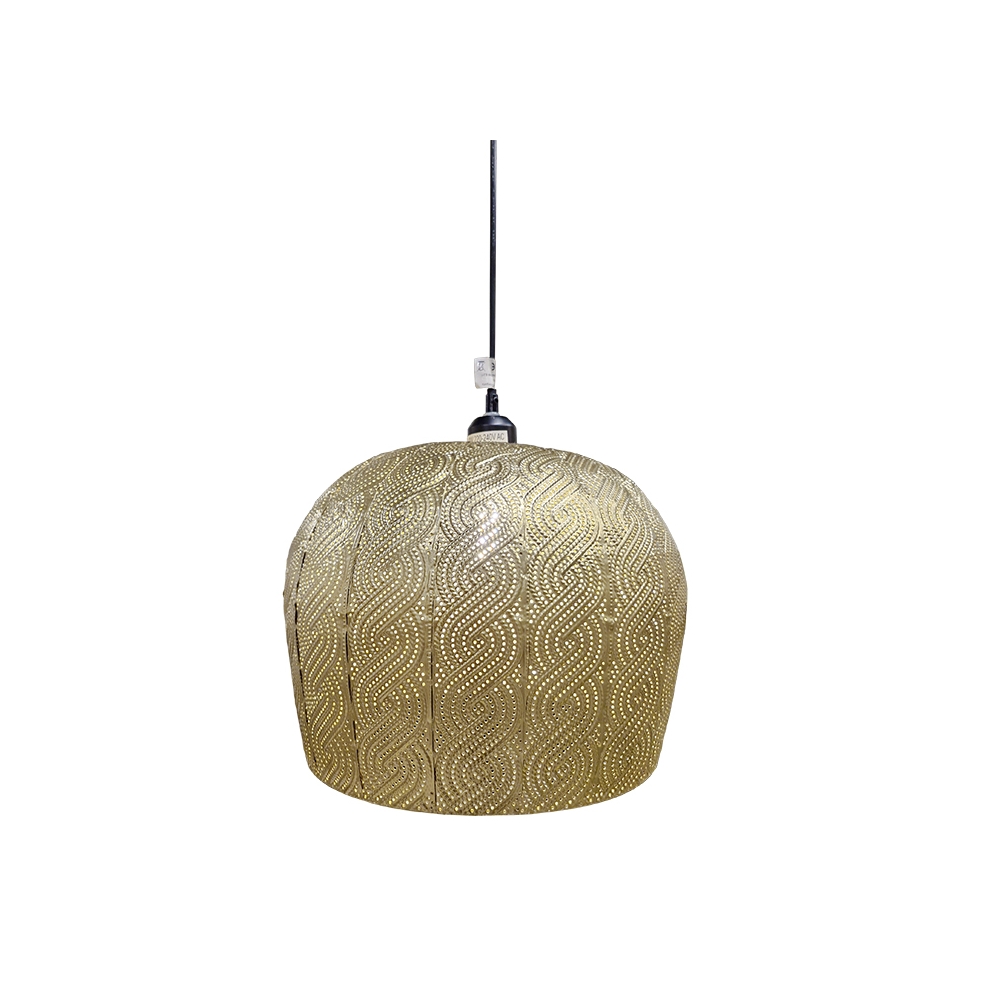 Φωτ/κο οροφής Moroccan χρυσό 36x31cm Zaros HT605-G