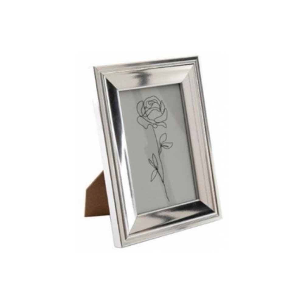 Κορνίζα μεταλ.ασημί για φωτο 10Χ15 Plastona 014.PH2358