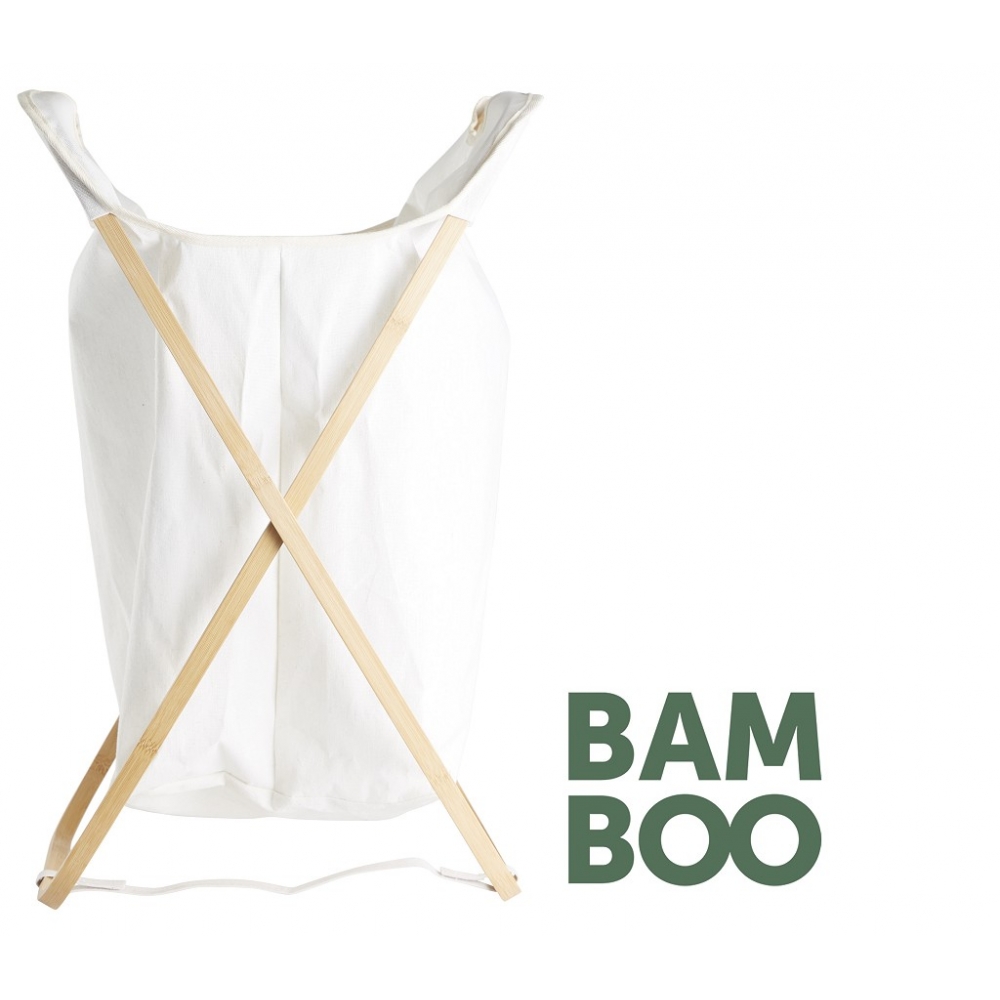 DAY ΚΑΛΑΘΙ ΑΠΛΥΤΩΝ ΑΝΑΔΙΠΛ. BAMBOO ΚΑΙ ΥΦΑΣΜΑ ΛΕΥΚΟ 75.5X43X3.5ΕΚ. Espiel SCH75703K6