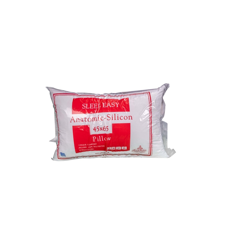Μαξιλάρι Attikastrom Anatomic Silicone 45Χ65εκ Μαλακό AttikaStrom Anatomic Silicone