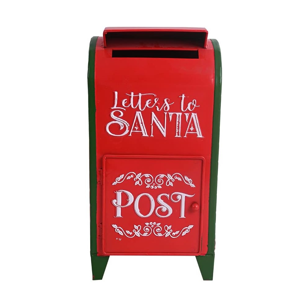 Artekko Xmas Mailbox Κόκκινο Μεταλλικό Γραμματοκιβώτιο (20x17x39)cm Artekko 742-2587