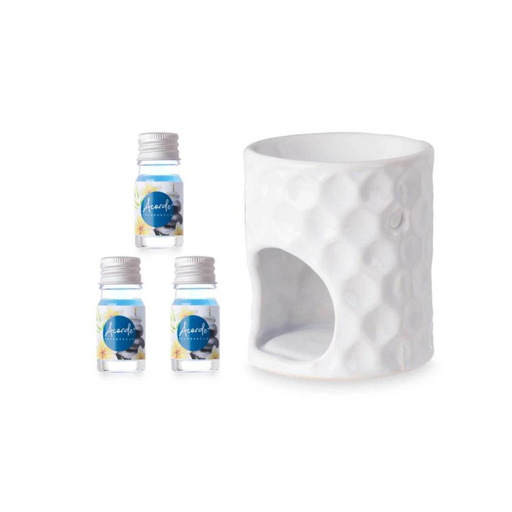 Αρωματιστής κεραμικός set με 3x5ml άρωμα SPA 11x6,5x19,8cm Plastona 029.84559