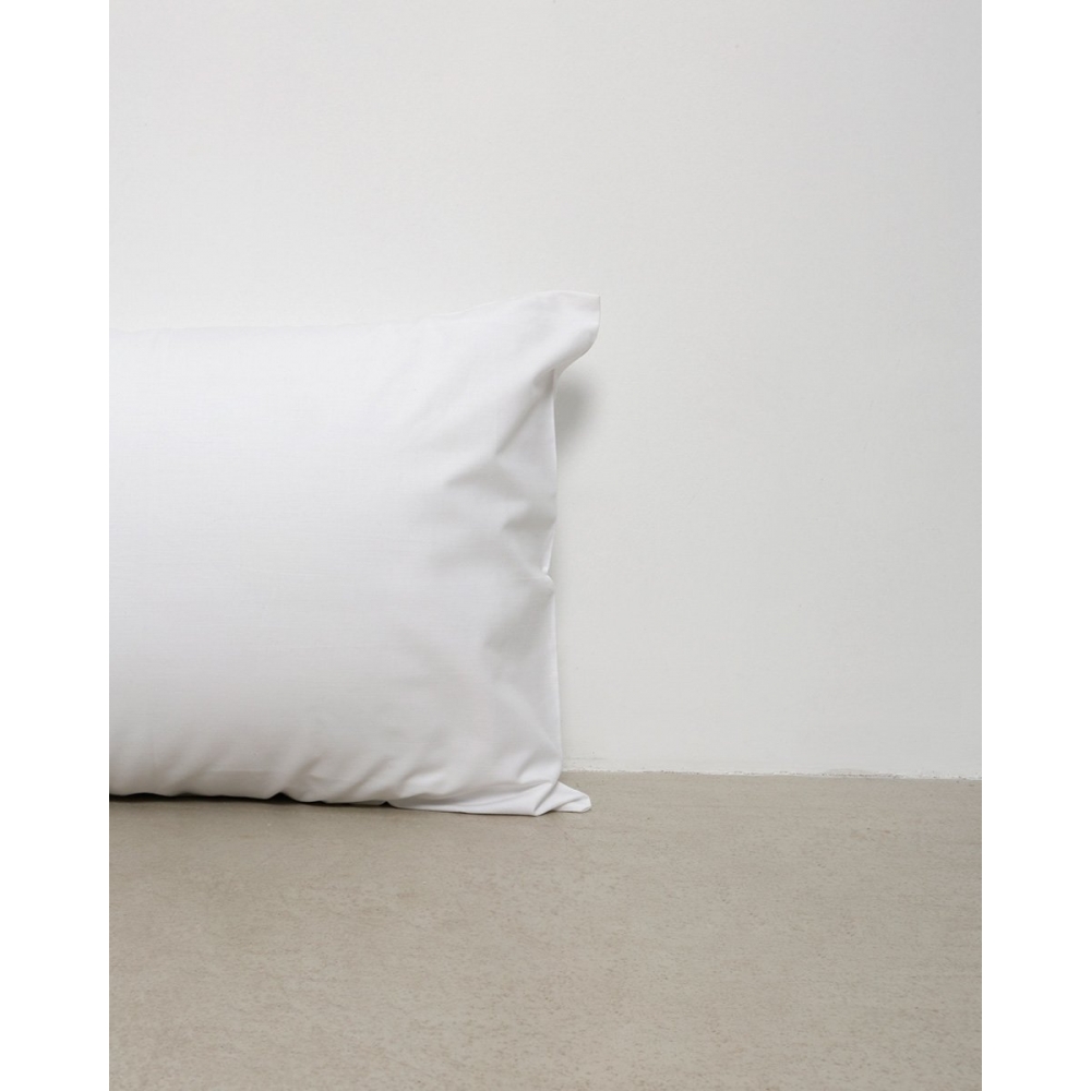 Απλή Βαμβακερή Μαξιλαροθήκη Περκάλι Pallas 52x72cm 52x72cm Άσπρο Pennie 212134-01