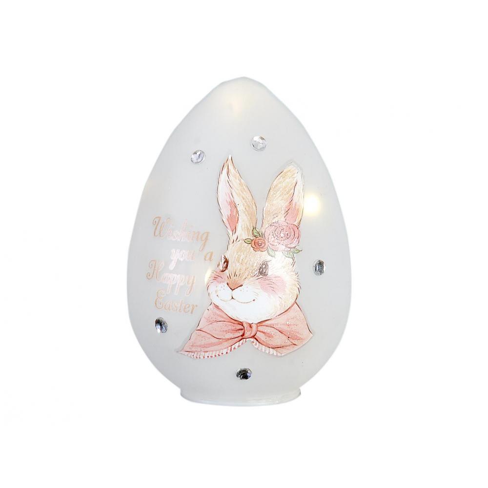 Αυγό γυαλ.διακ.Ms rabbit 10εκ. Plastona 00.11.9726139