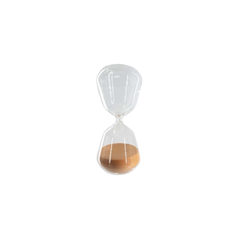 Artekko Hourglass Γυάλινη Κλεψύδρα με Πορτοκαλί Άμμο (9x9x25.4)cm Artekko B0008