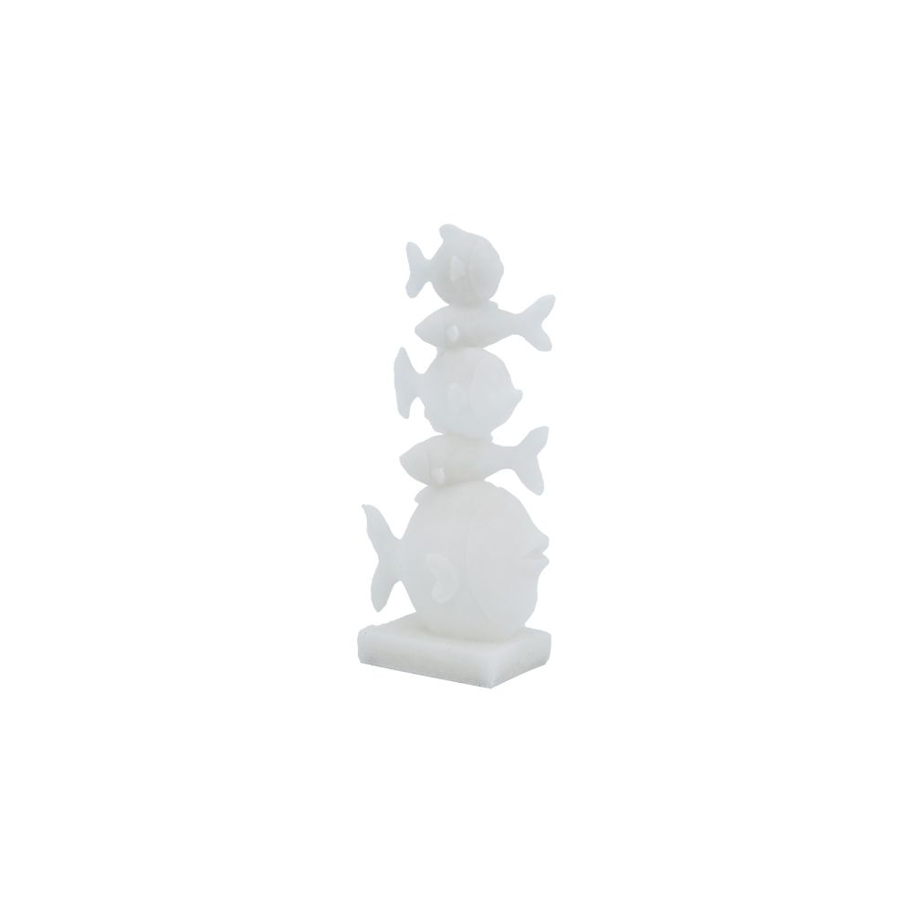 Artekko Animal Λευκά Διακοσμητικά Ψάρια Ρητίνης (16x8.2x30.5)cm Artekko B0065