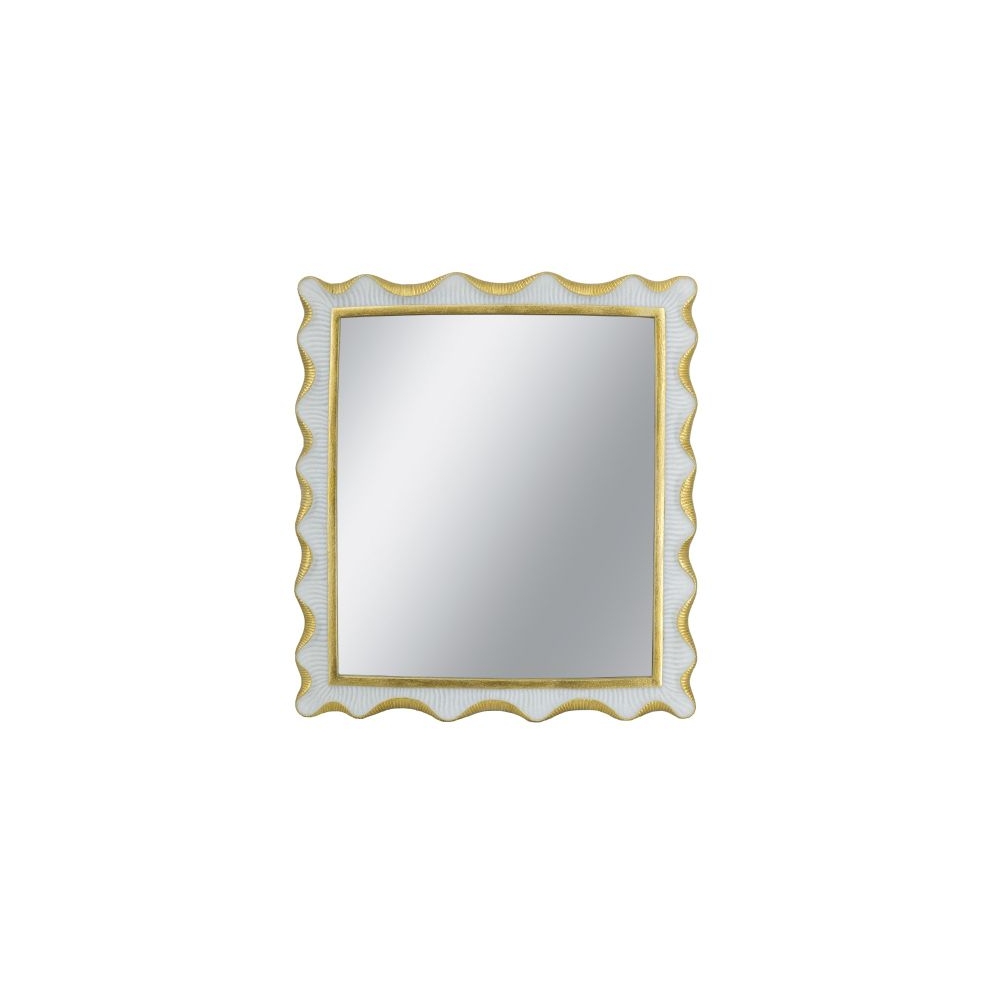 Artekko Frame Λευκός Καθρέπτης Ρητίνης με Χρυσές Λεπτομέρειες (36.2x2.2x40.5)cm Artekko B8582