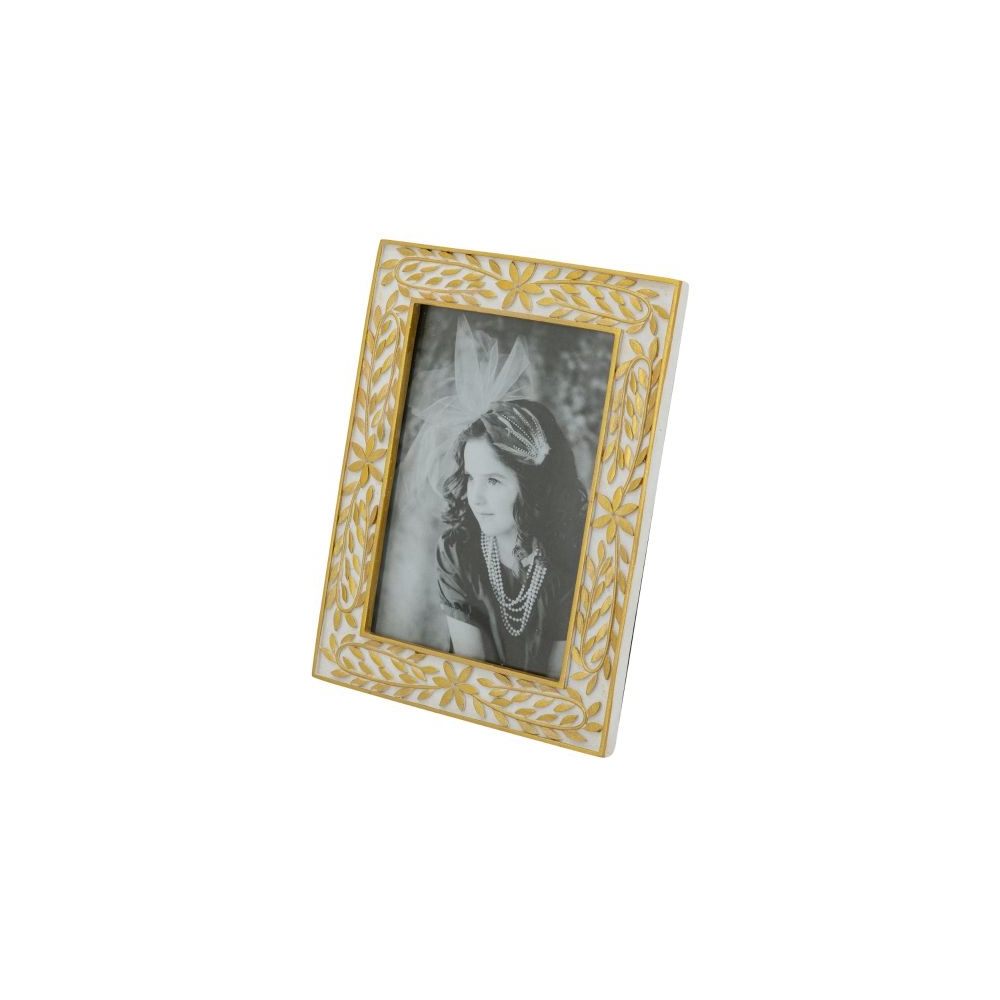 Artekko Frame Λευκή Κορνίζα Ρητίνης για Φωτογραφία 5Χ7