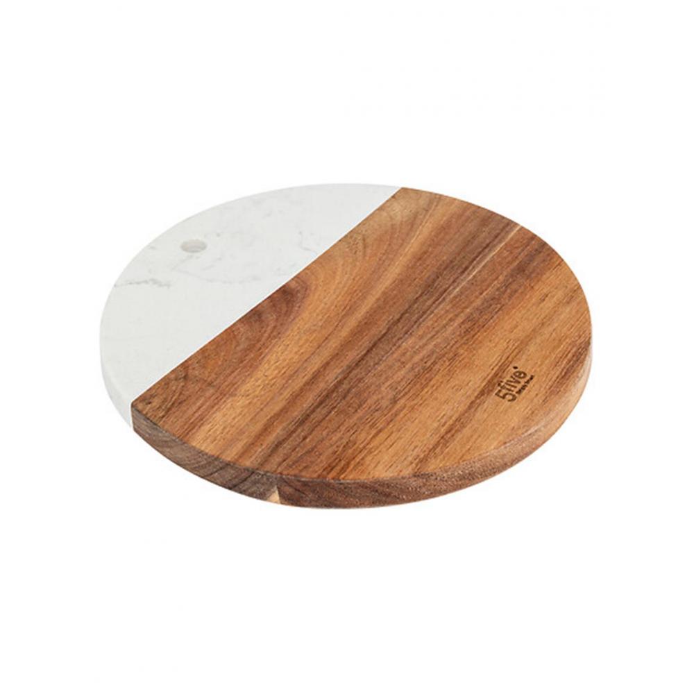 Βάση κοπής acacia/marble Φ20 Η1,2cm Plastona 07.204641