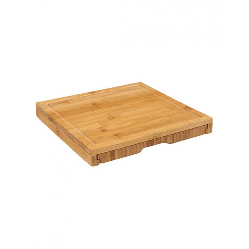 Βάση κοπής τυριών bamboo/4εργαλεία 30x30cm Plastona 07.194186