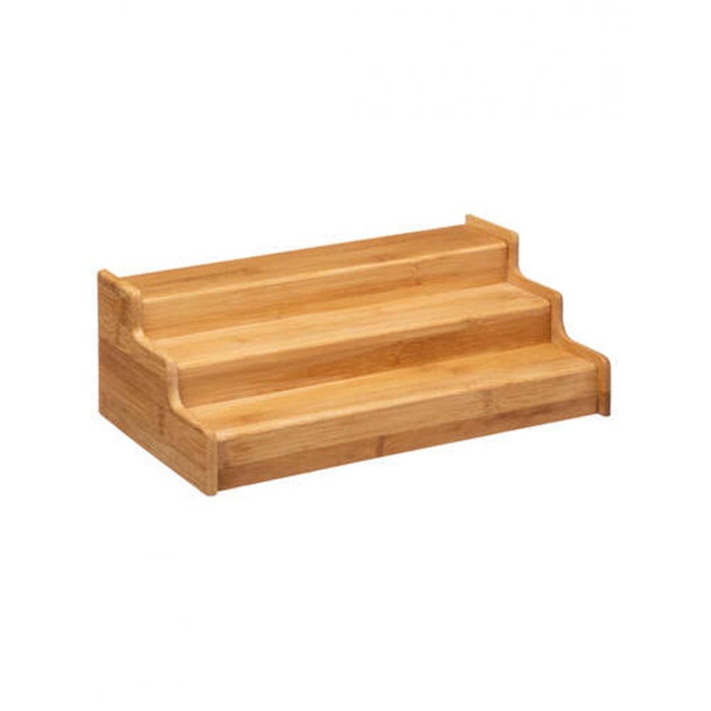 Βάση οργάν.μπαχαρικών bamboo επεκτ.3επίπεδα 31-50x19,5x11,2cm Plastona 07.167707
