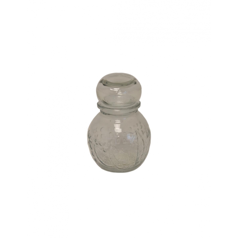 Βαζάκι mini με καπάκι 7.6Χ11  120ml Plastona 00.03.3335