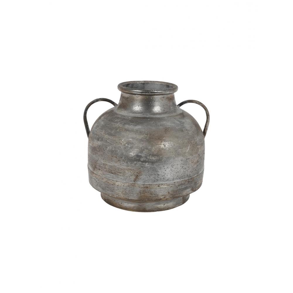 Βάζο αμφορέας μεταλ.vintage ασημί 32Χ31 Plastona 013.823393
