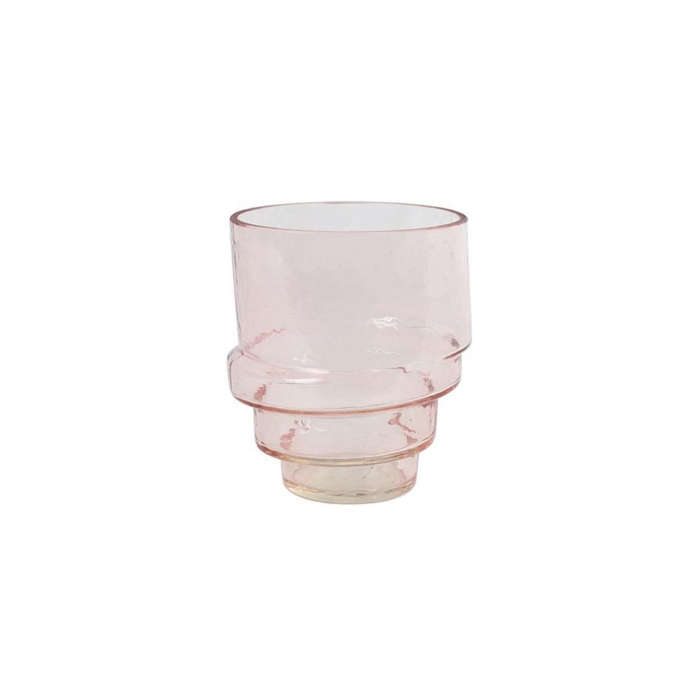 Βάζο γυαλ.Angelica ροζ 13Χ15 Plastona 013.797286