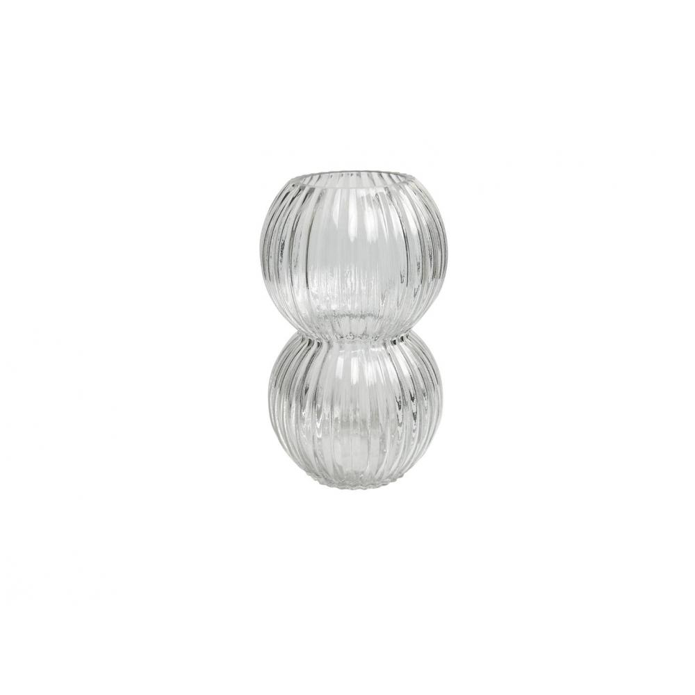 Βάζο γυαλ. διάφανο Φ11,5 Η20cm Plastona 00.03.32505