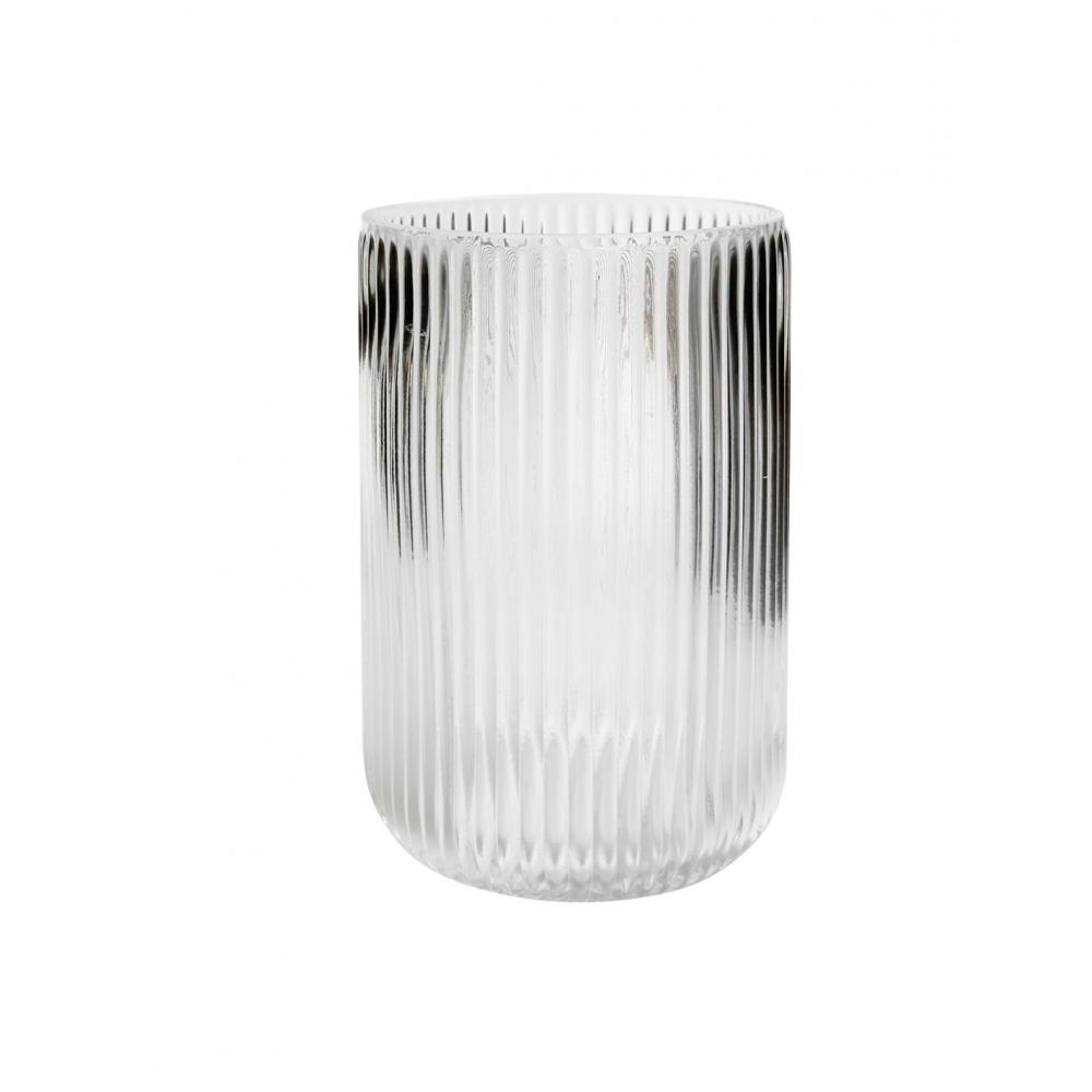 Βάζο γυαλ. Διάφανο Φ14Η21cm Plastona 00.03.32535