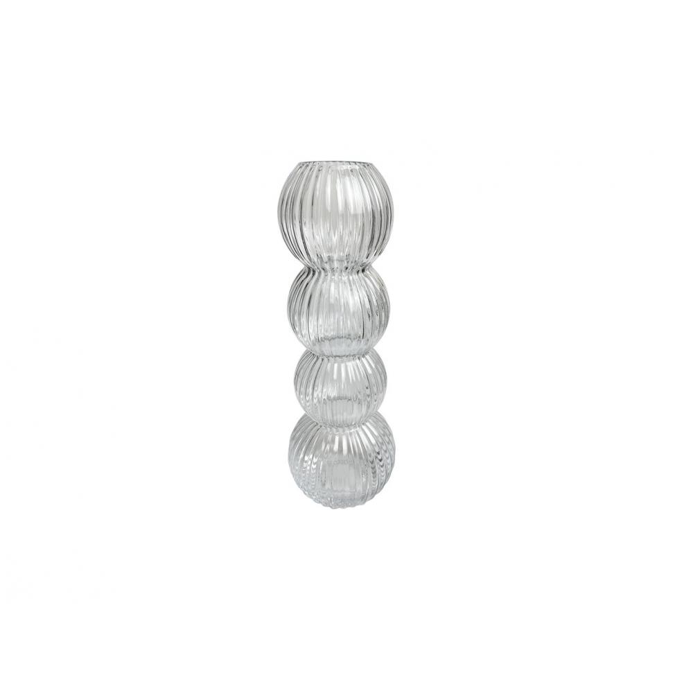 Βάζο γυαλ. διάφανο Φ15 Η42cm Plastona 00.03.32501