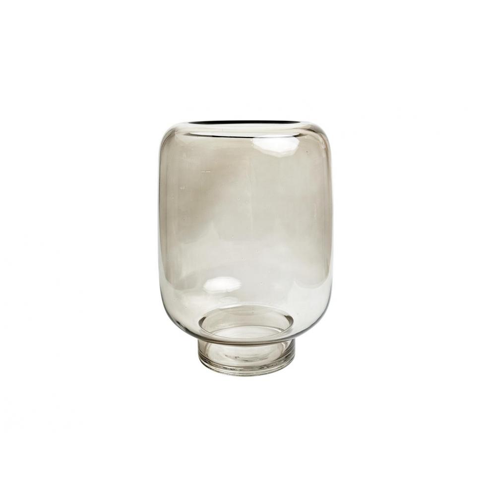 Βάζο γυαλ. γκρι Φ17Η25cm Plastona 00.03.32523