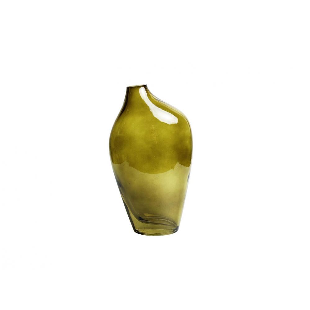 Βάζο γυαλ. πράσινο 8Χ14Η24,5cm Plastona 00.03.32525
