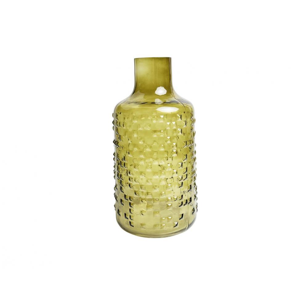 Βάζο γυαλ. πράσινο Φ15,5Η30cm Plastona 00.03.32528