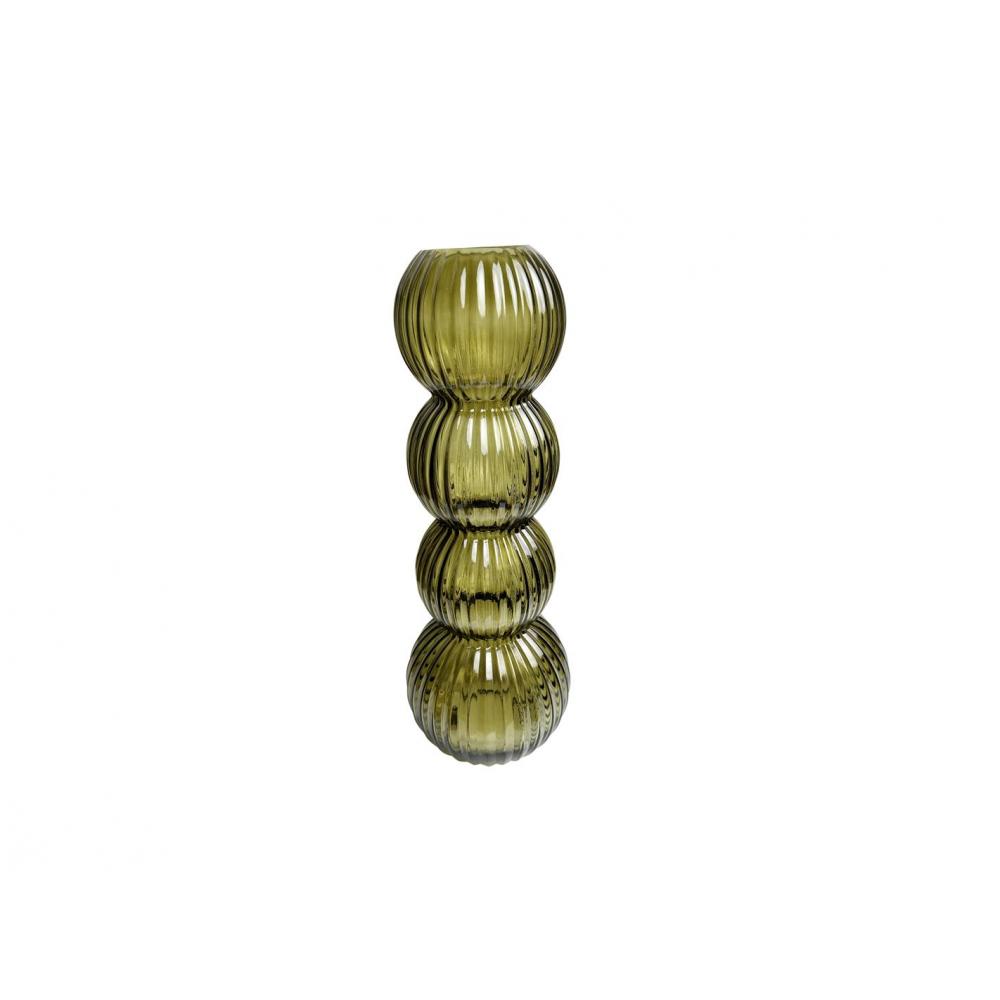 Βάζο γυαλ.πράσινο Φ15 Η42cm Plastona 00.03.32502