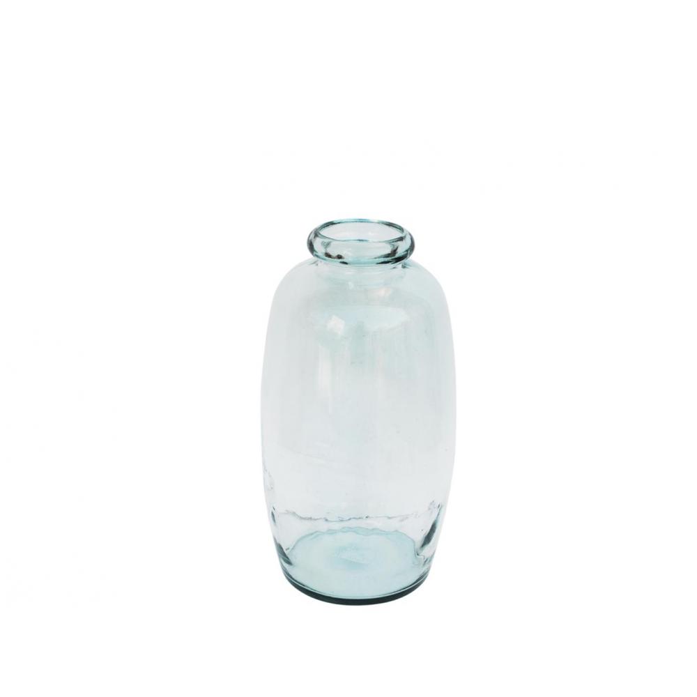 Βάζο γυάλ.recycled Διάφανο Η35cm Plastona 028.6043