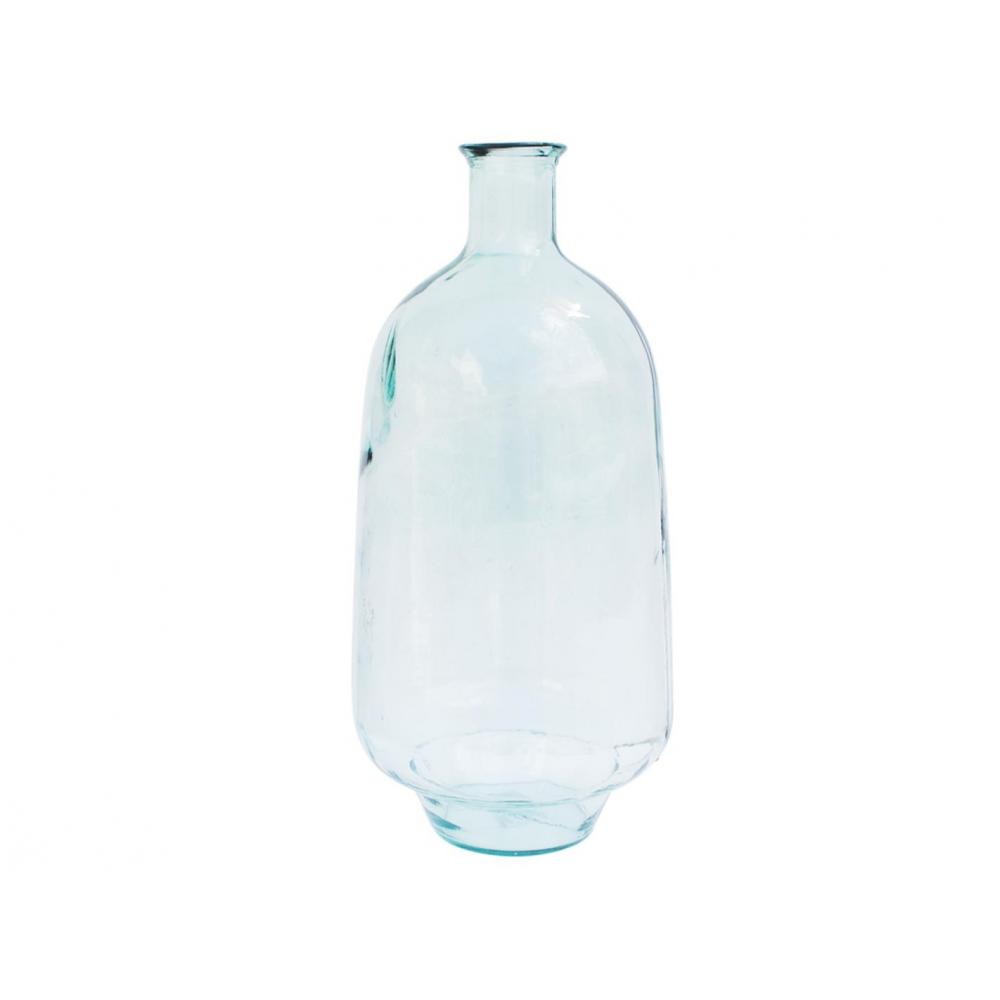 Βάζο γυάλ.recycled.διάφανο Η60cm Plastona 028.6027