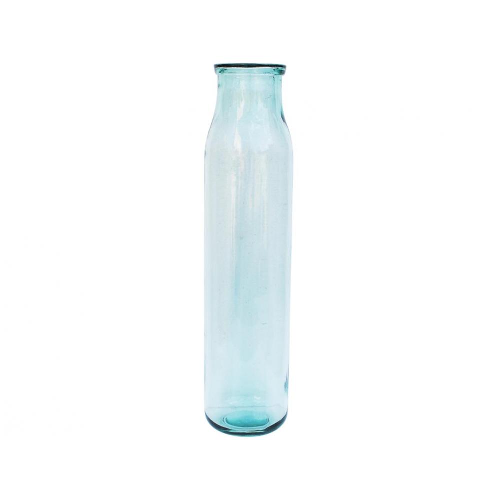 Βάζο γυάλ.recycled Διάφανο Η76cm Plastona 028.6079