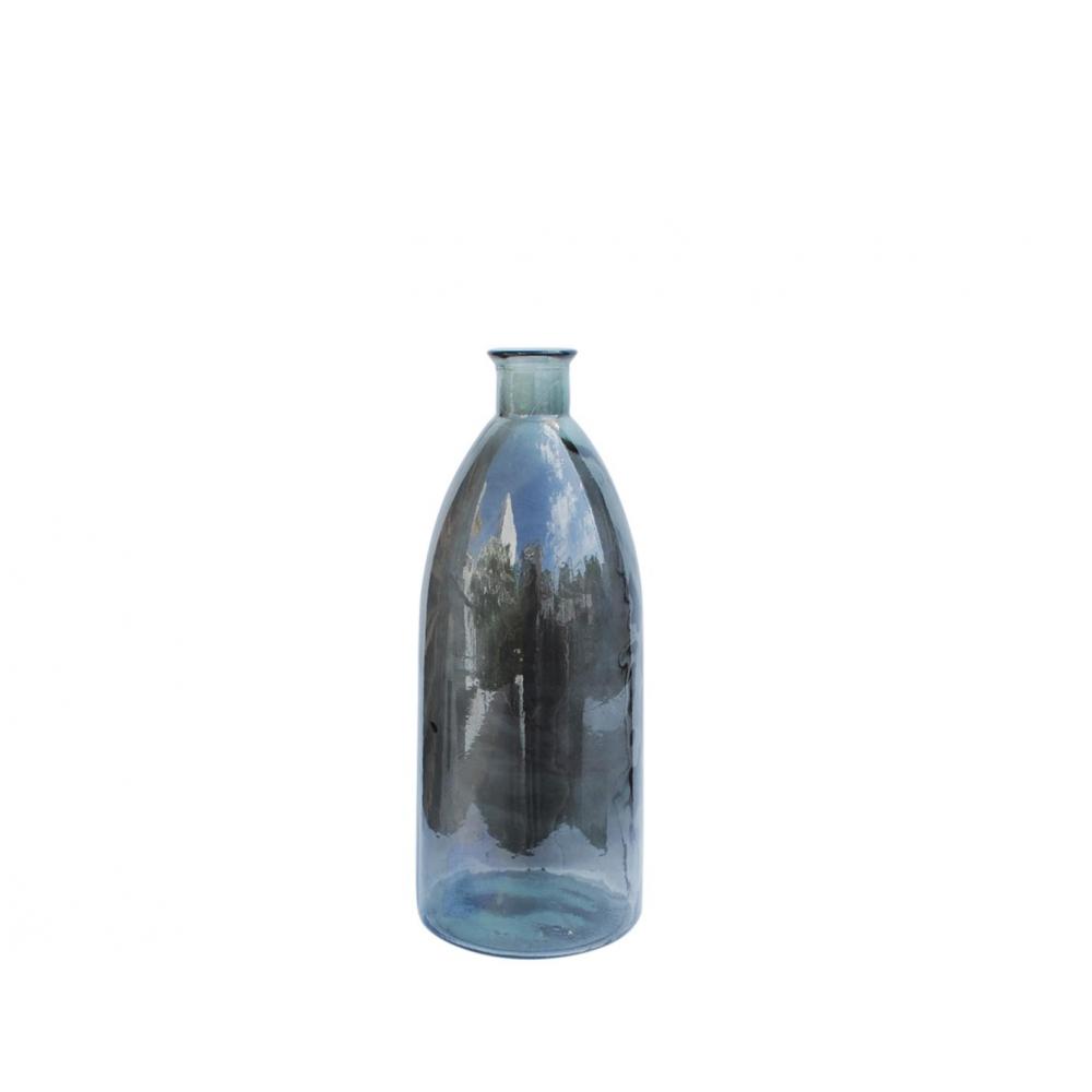 Βάζο γυάλ.recycled γκρι Η61cm Plastona 028.6074C037