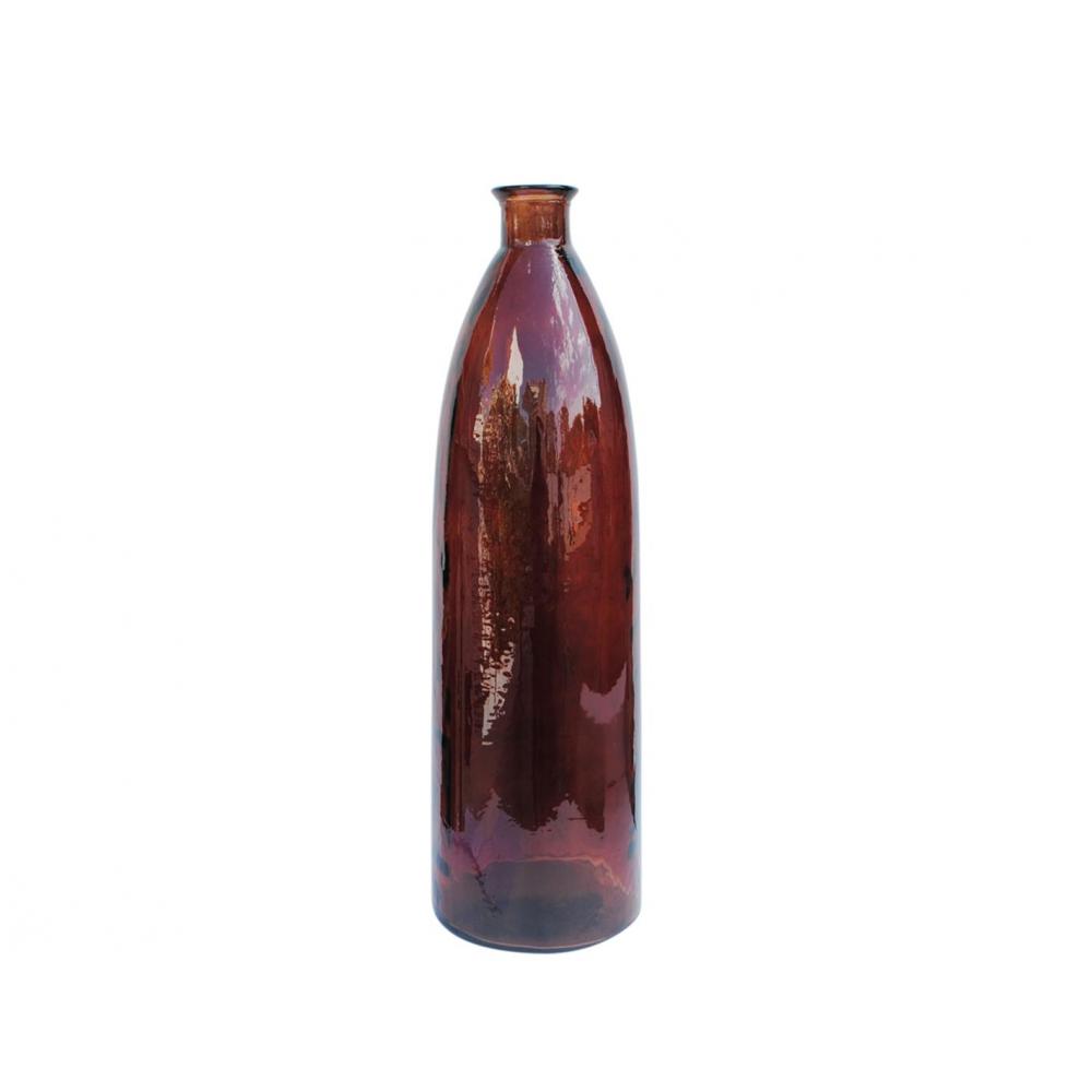 Βάζο γυάλ.recycled κόκκινο Η81cm Plastona 028.6075C042