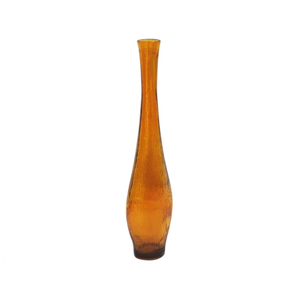 Βάζο γυάλ.recycled Μονολούλ.μελί Η50cm Plastona 028.6084C026