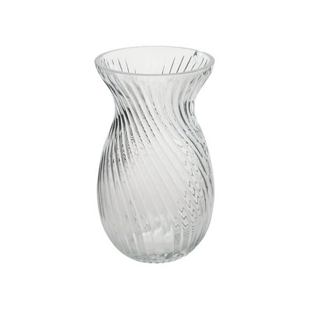 Βάζο γυάλινο διάφανο 12x20cm Plastona 07.214085