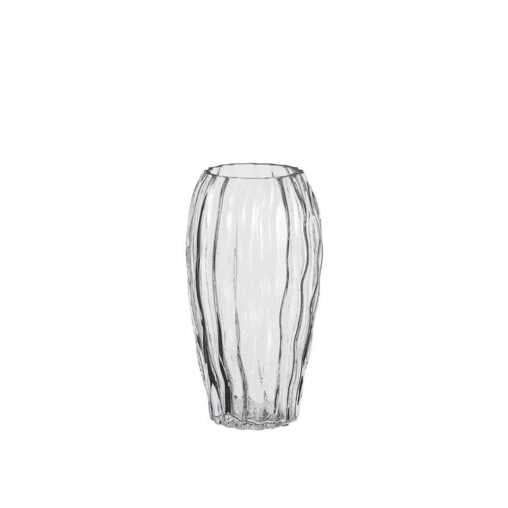 Βάζο γυάλινο διάφανο FELINE Φ14 Η27CM Plastona 02.1122489